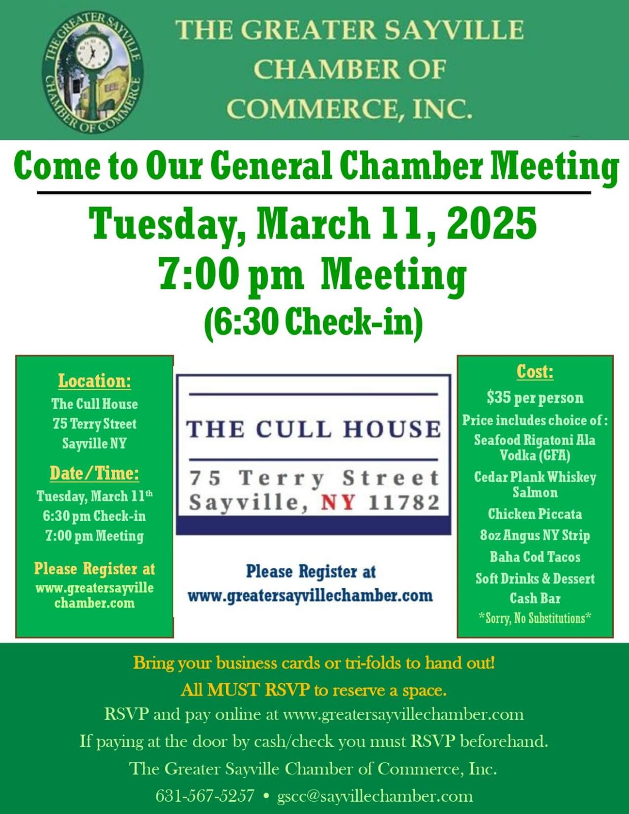Chamber General Meeting 3-11-25