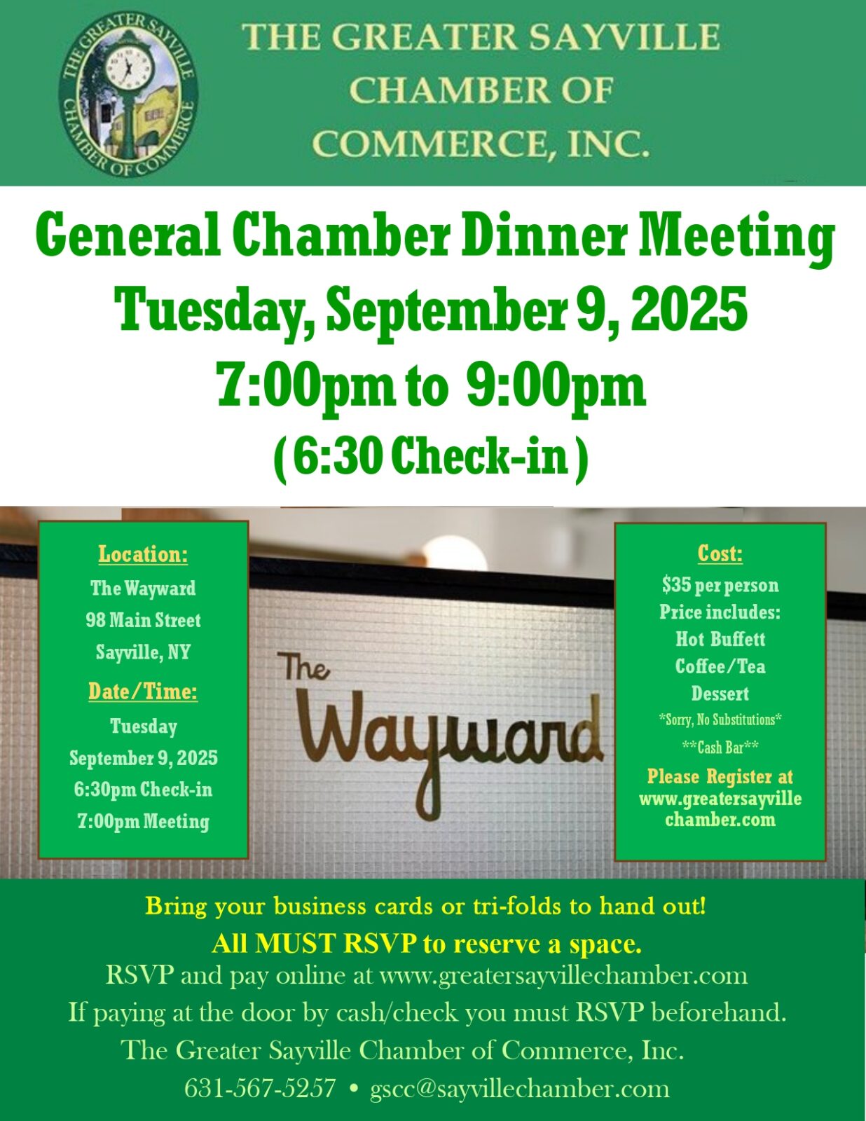 Chamber General Meeting Wayward