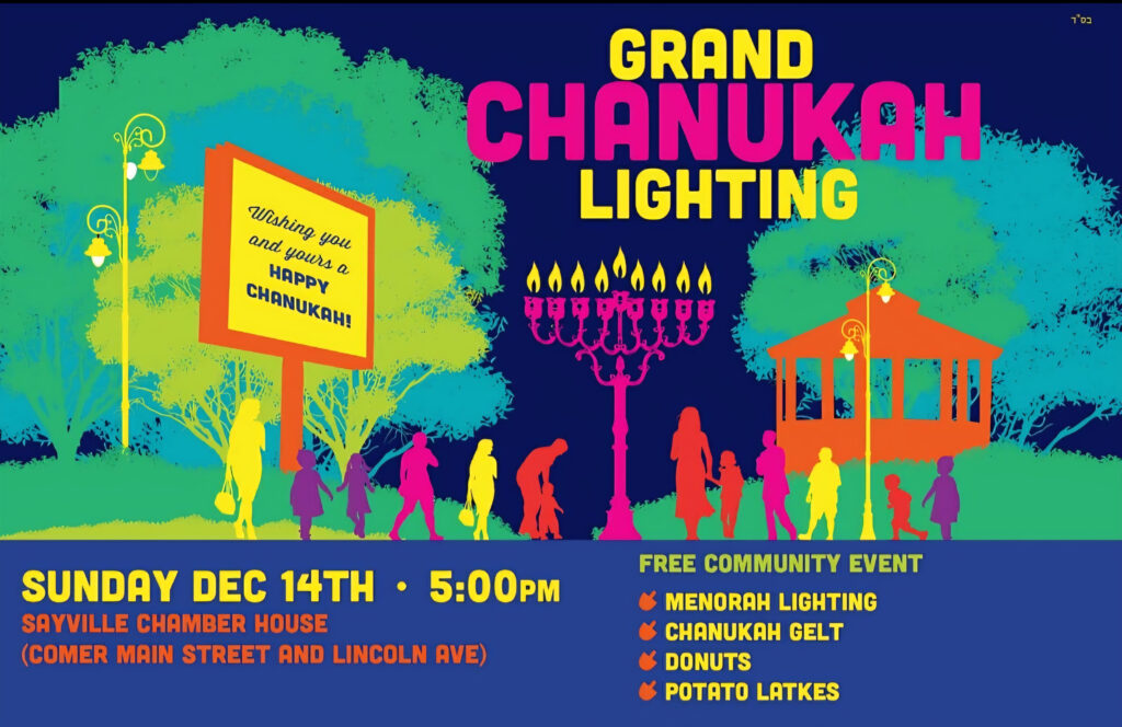 Grand Chanukah Lighting 2025 Flyer