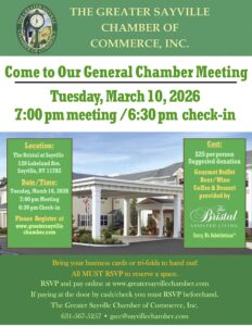 March 2026 General Chamber Meeting flyer