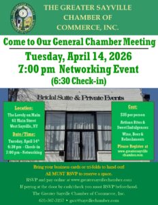 Chamber General Meeting Lovely April 2026