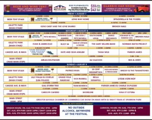 summerfest band schedule