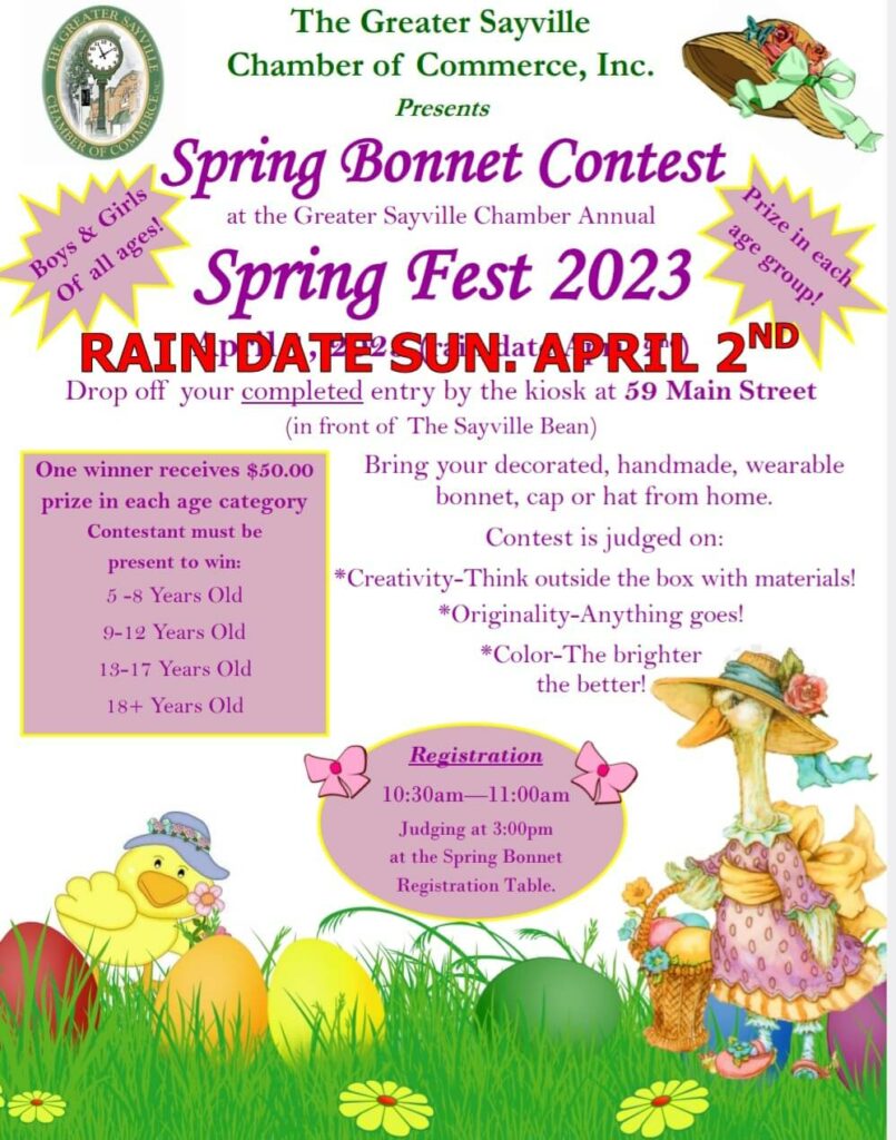 Springfest 2023 The Greater Sayville Chamber of Commerce, Inc.