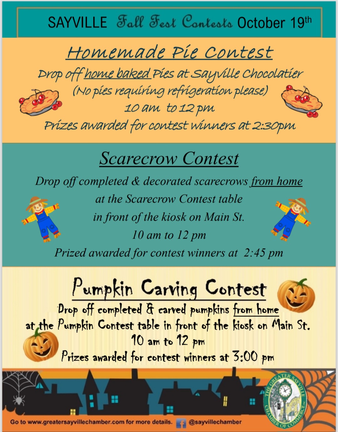 Contests Fall Fest flyer
