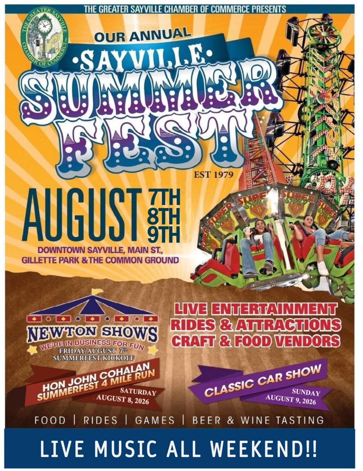 Summerfest 2026 flyer