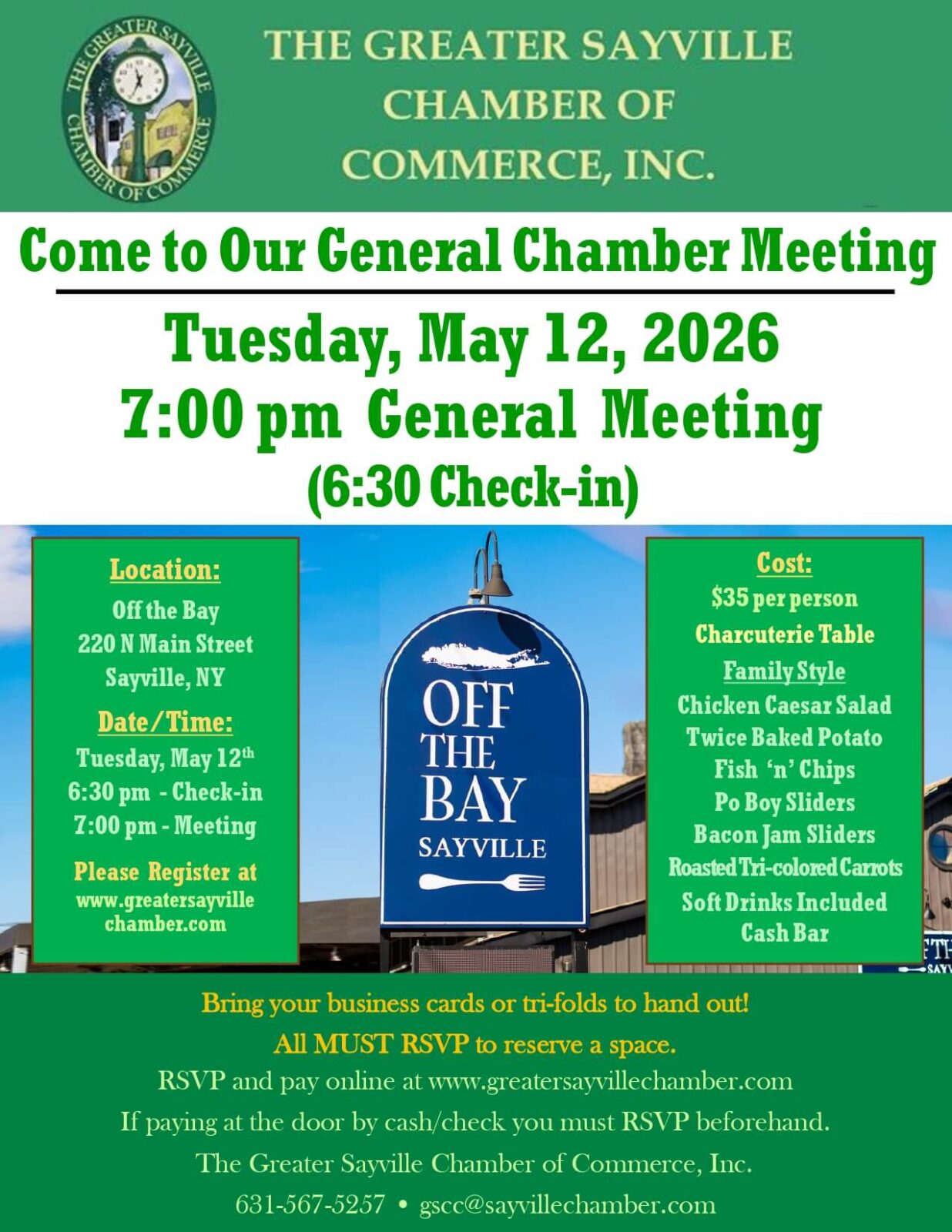 Chamber General Meeting Off the Bay